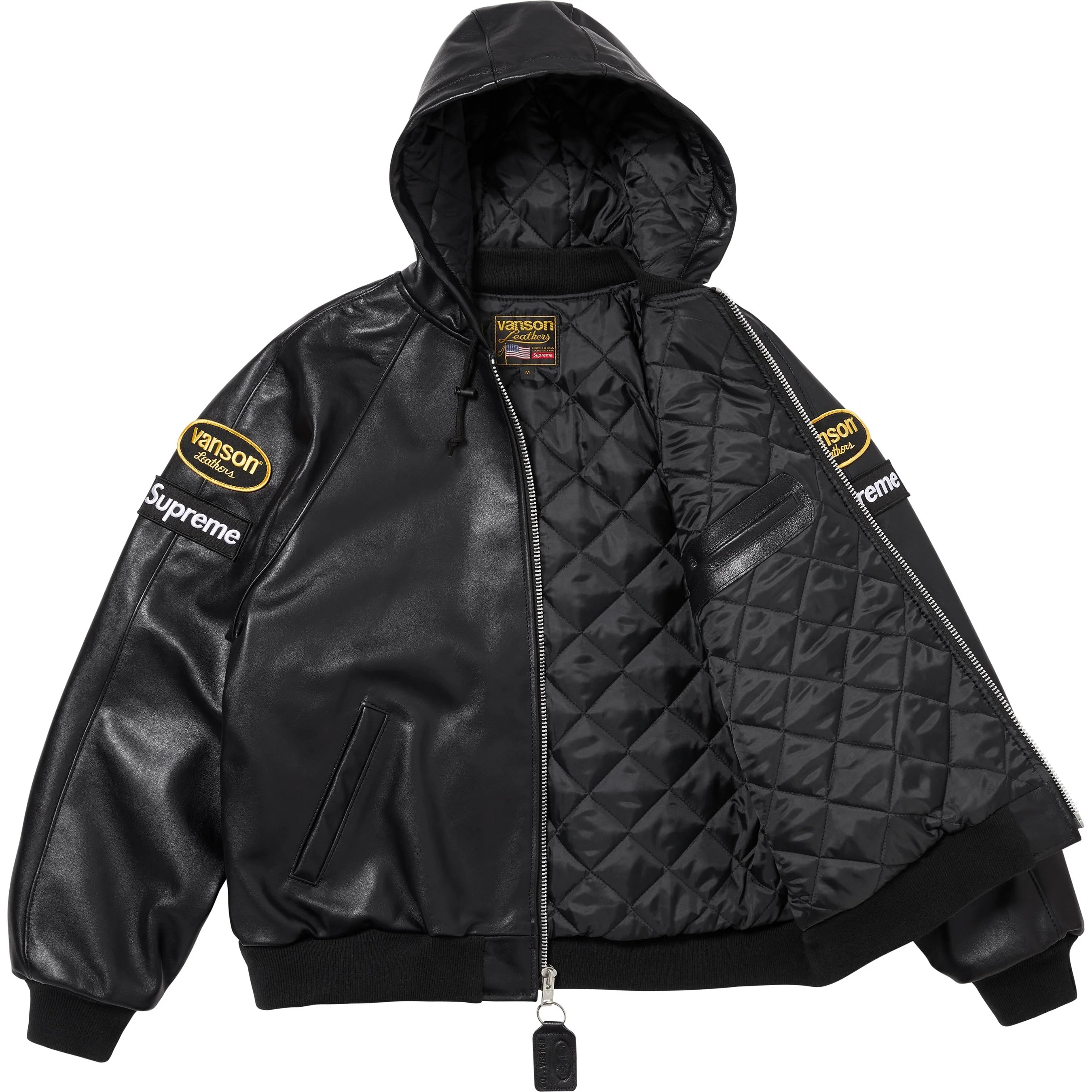 Supreme®/Vanson Leathers® Hooded Work Jacket view 8